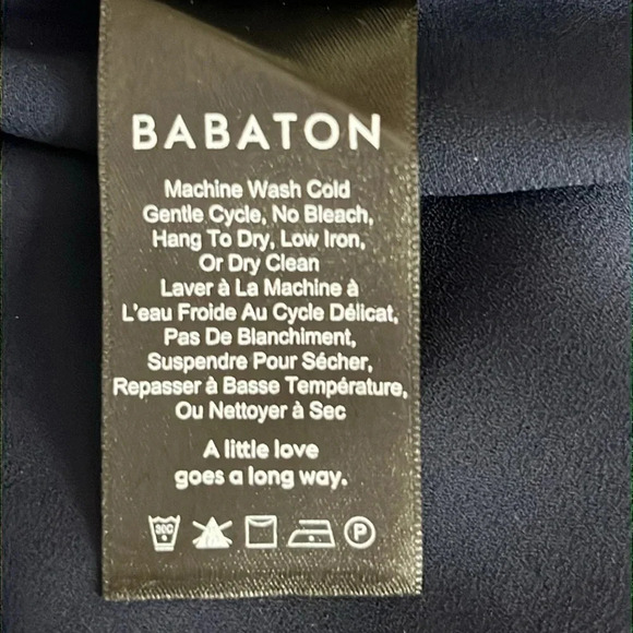 Aritzia Babaton Wallace True Wrap Dress in Navy - Size XS - Picture 6 of 7